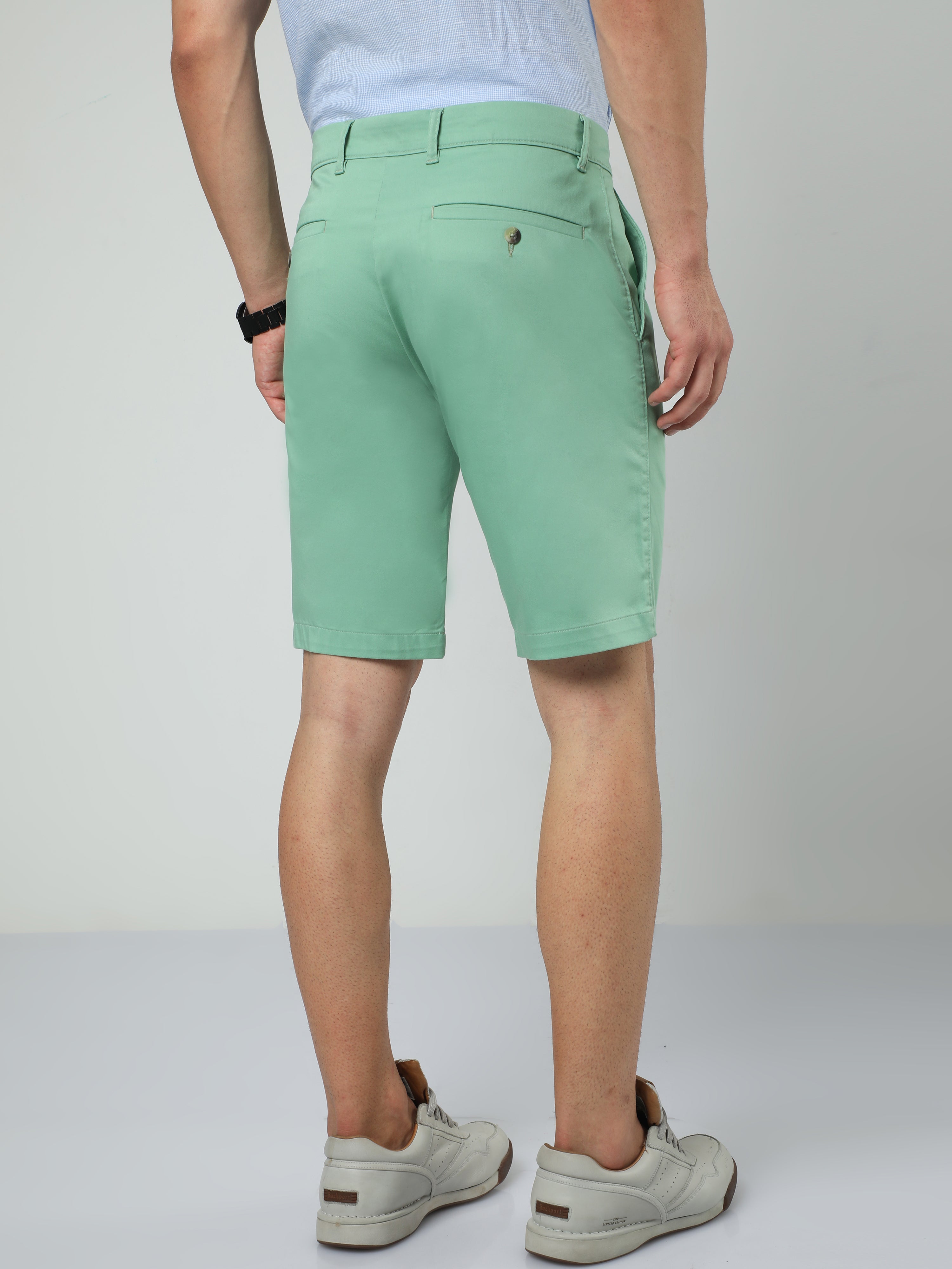 Mens light sales green shorts