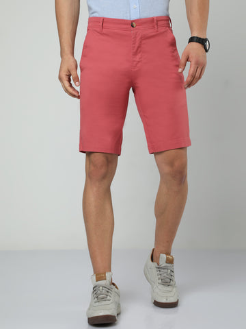 MEN ROSE WOOD SOLID SHORTS